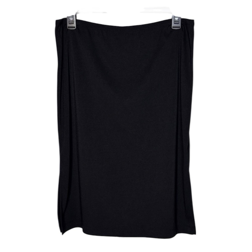 BCBG Paris Classic Black Straight Skirt